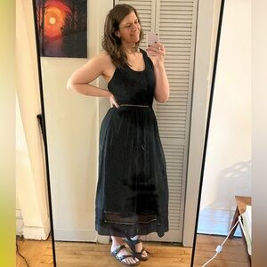 ATM Anthony Thomas Melillo Black Maxi Dress